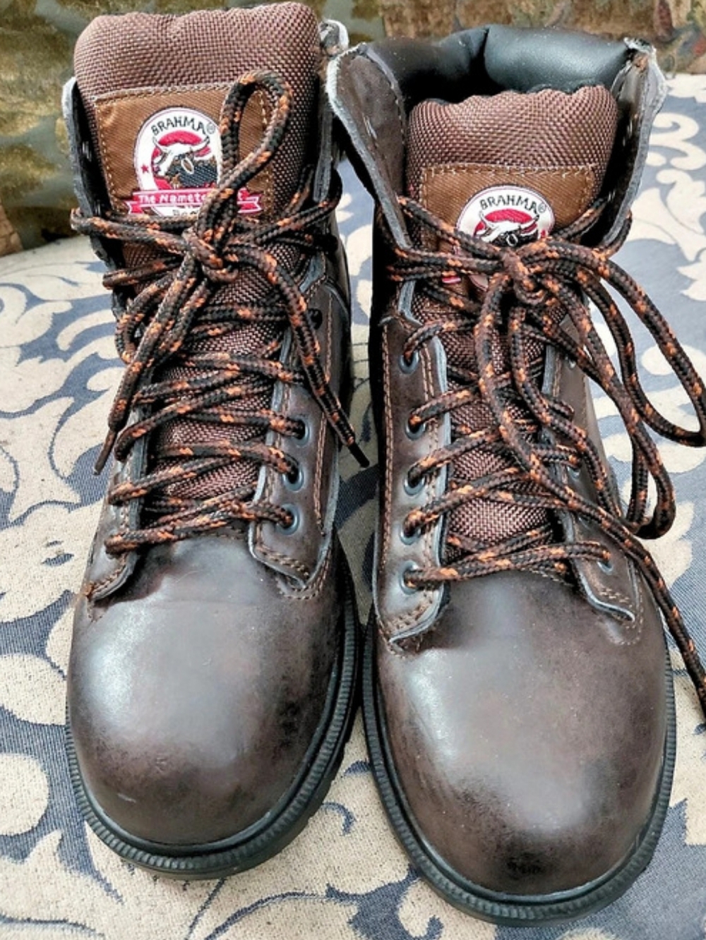 Brahma Men's Steel-Toe Boots US 6